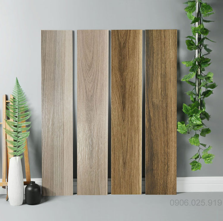 Gạch vân gỗ giống hệt như sàn gỗ thật