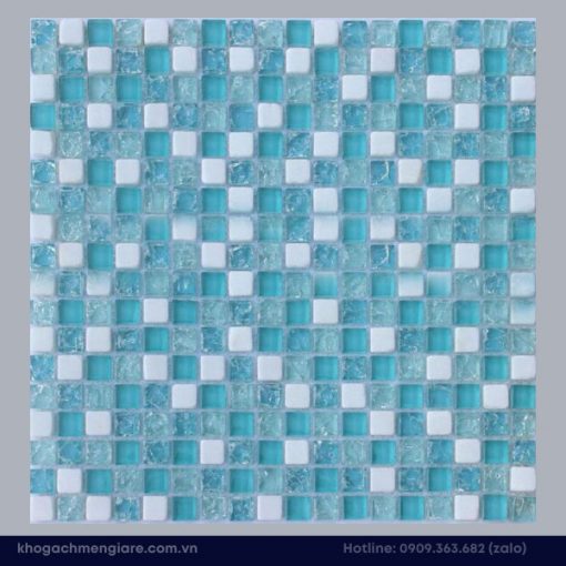 Gạch mosaic thủy tinh trang trí