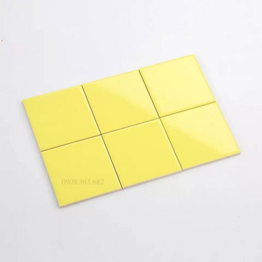 Gạch thẻ màu vàng 100x100