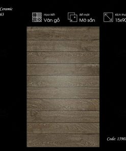 Gạch lát nền vân gỗ Viglacera GK15907