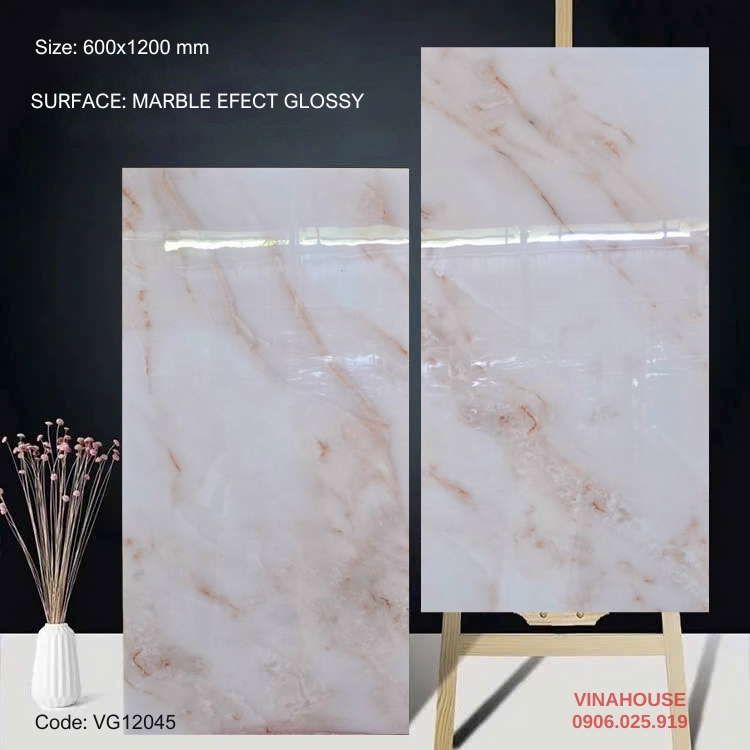 gạch lát nền bóng kính 60x120 12045