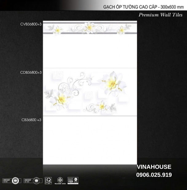 Gạch 30x60 ốp tường CVB36800+3 CBB36800+3 CB36800+3