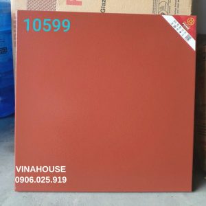 Gạch tàu ốp lát sân thượng 40x40 đỏ trơn 10599