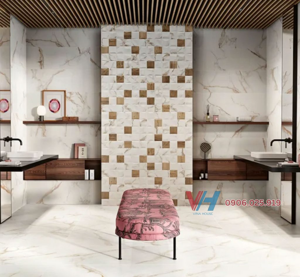 Mua gạch ốp tường nhà tắm liên hệ Vina House – 0906.025.919