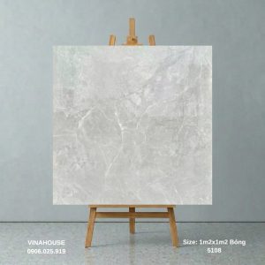 Gạch lát nền 1m2x1m2 xám vân Marble 5108