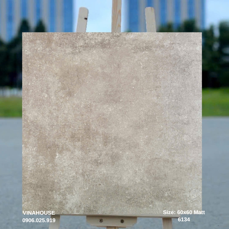 Gạch lát nền 60x60 xám nâu 6134