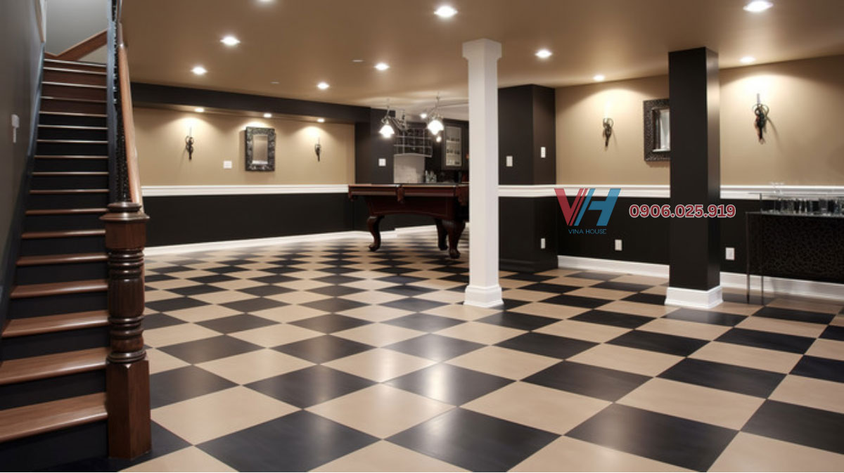 gạch lát nền tầng hầm chống thấm chống ẩm