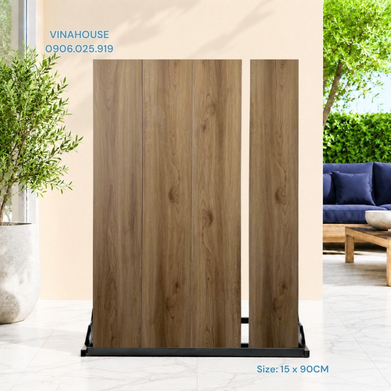Gạch lát nền giả gỗ 15x90 1505