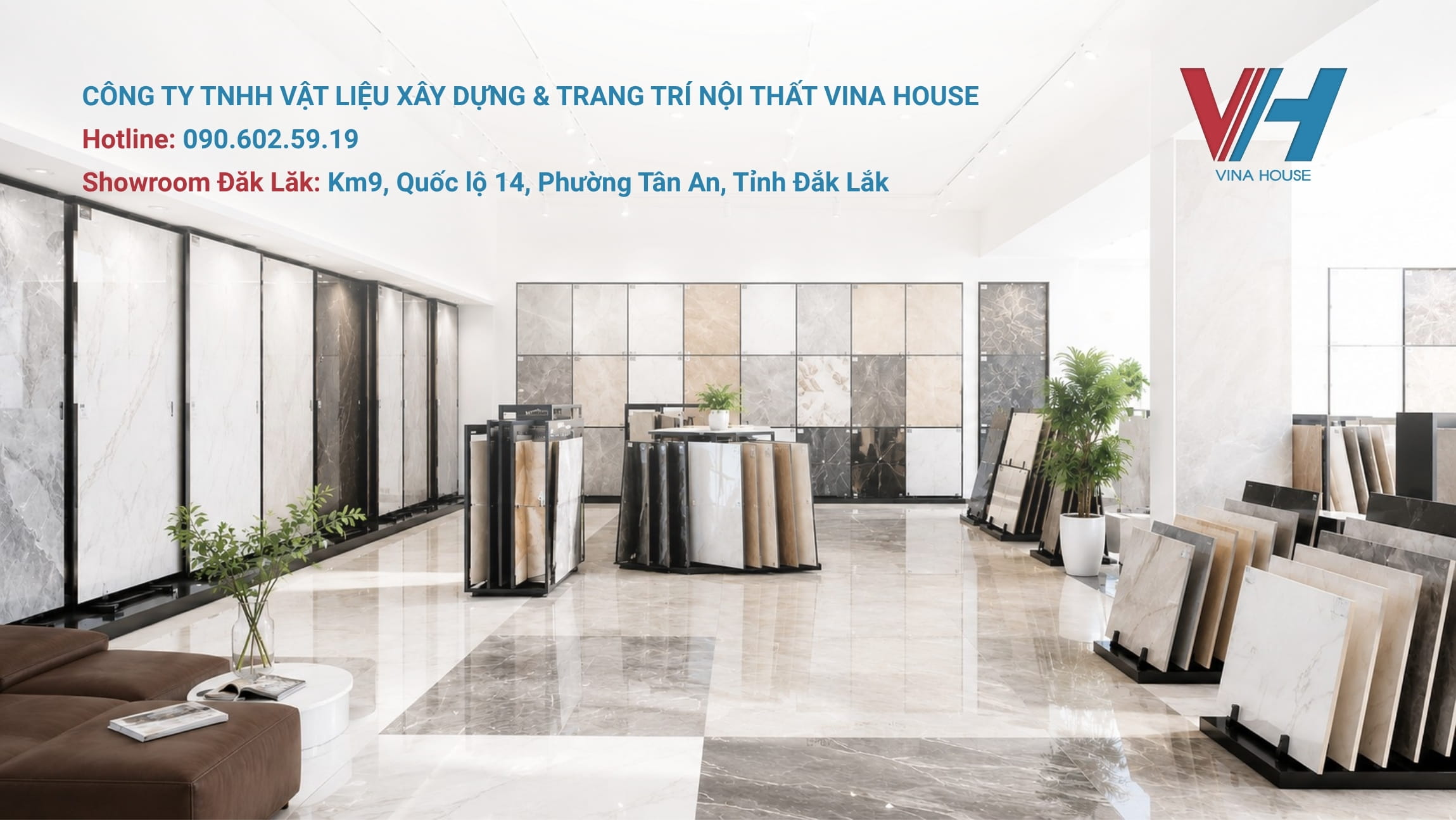 Vina House địa chỉ mua gạch men ốp lát giá rẻ uy tín tại Đắk Lắk